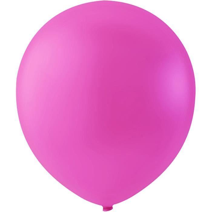 Ballon - HAPPY MOMENT - 59167 - Caoutchouc naturel - Rose - Hélium