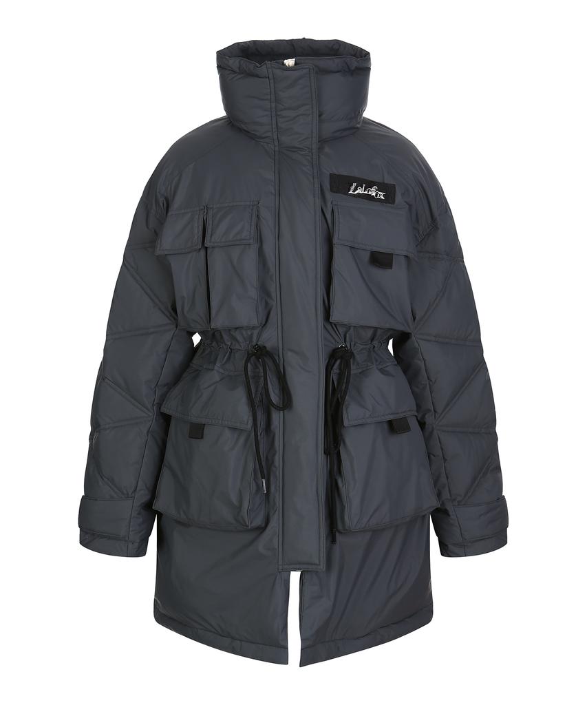 Lalafox Utility Goose Down Jacket Charcoal Bp4Nk004