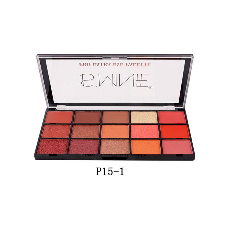 15-цветная палитра теней для век перламутровая матовая палитра теней для век мелкий порошок трехмерный блеск, доступны три цвета