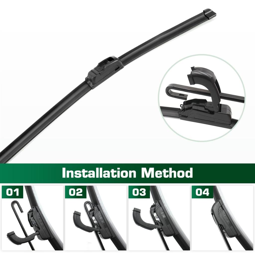 For Hyundai IX35 2010-2015 2011 2012 2013 2014 Wiper Front Wiper Blades Windshield Windscreen Window Brush 24"+16