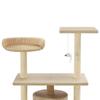 VidaXL Cat Tree with Sisal Scratching Posts 95 Cm Beige 170514