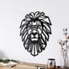 Metal Lion Head Decor, Metal Wall Decor, Animal Art, Wall Hanging, Home Living Room Wall Art, Interior Decoration, Lion Head Sign