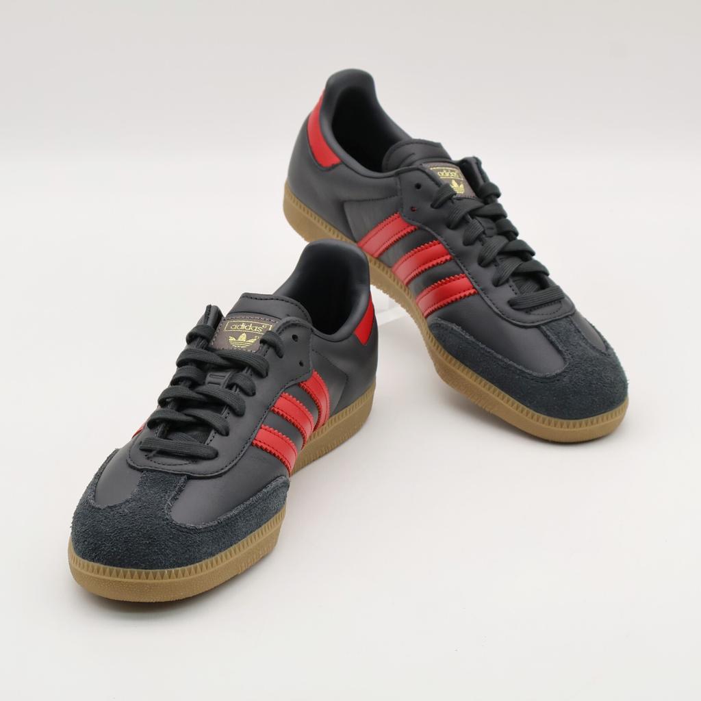 IG6173 adidas Originals Samba OG Угольный Лучше Алый Резина (Мужской)