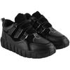 Shoetopia Стильные черные кроссовки на шнуровке для женщин и девочек / UK 8