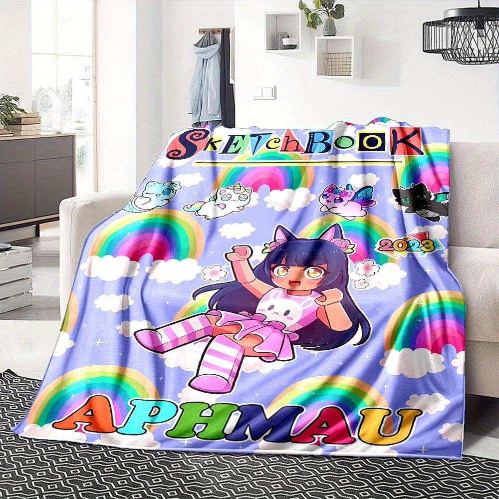 1pc Aphmau: Searching for Home: A Graphic Novel Digital Printed Flannel Blanket, Super Soft Plush Fleece Bed Cover, Multipurpose Four Season