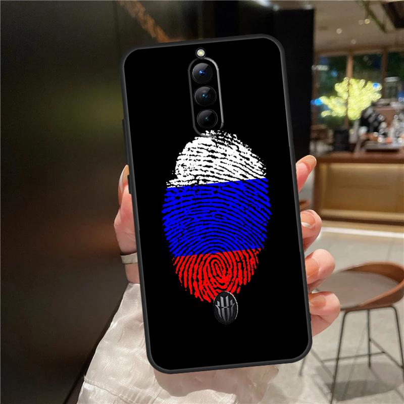 Чехол с российским флагом для ZTE Nubia Red Magic 8S 8 9 Pro Plus Red Magic 6 7 Pro 6S 7S Pro 5G 5S 6R Funda