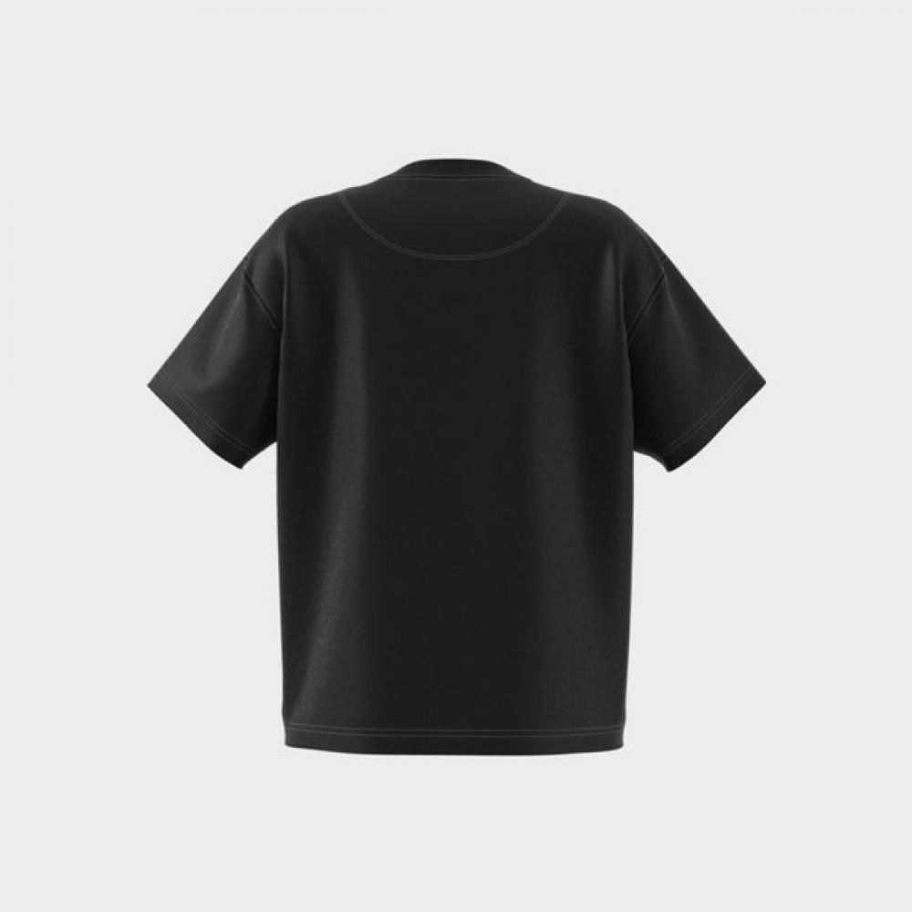 Adidas Женская повседневная и удобная универсальная модель Essential с небольшим логотипом и коротким рукавом