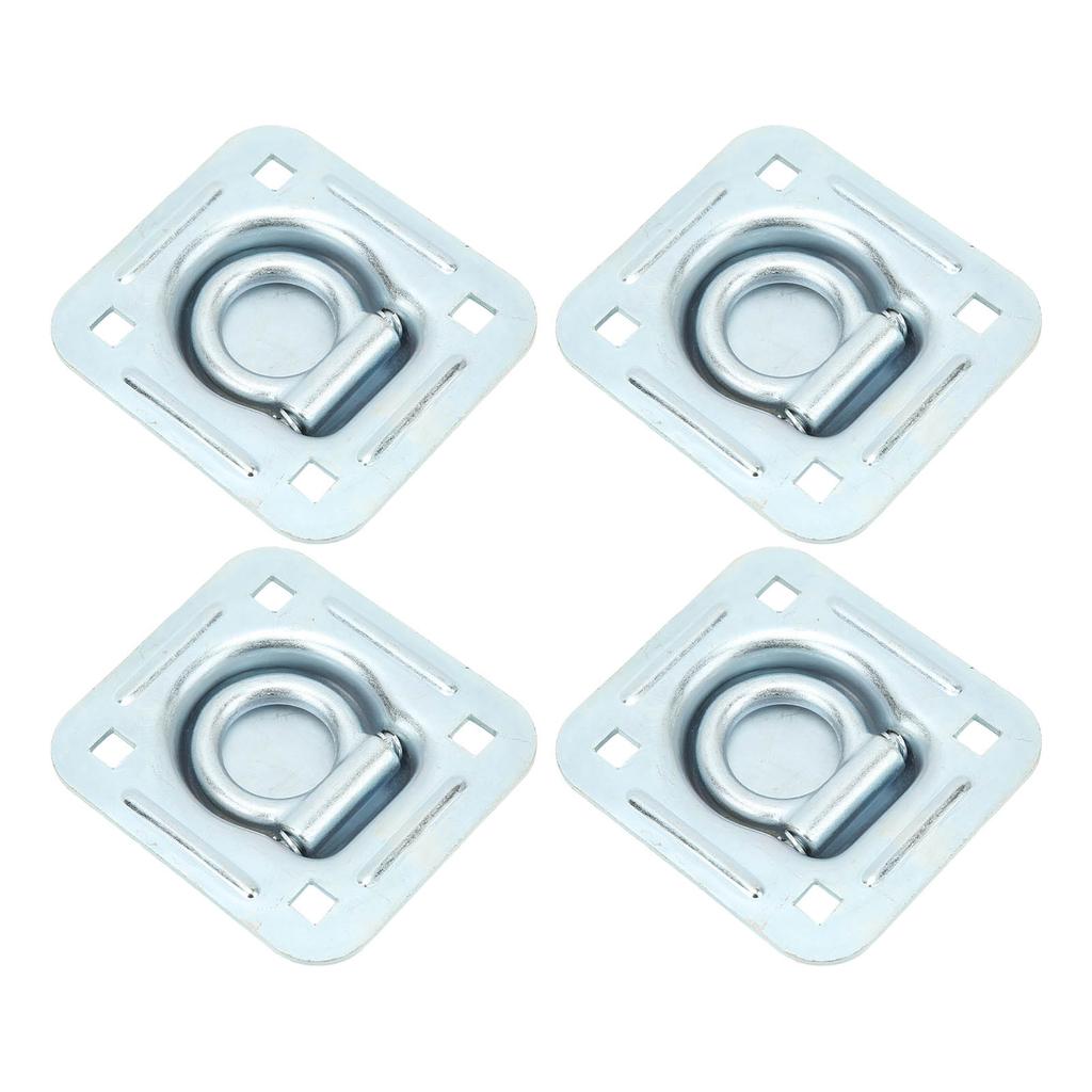 4 шт. утопленных D-образных крепежных кольца, прочные 124x114 мм, заподлицо, крепежные анкеры для фургонов