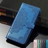 Foral Book Leather Wallet Flip Case For Xiaomi 14T 11T 13T Redmi 14C 13C 9C A3 Note 14 10 11 12 13 Pro 5G 9 Poco M6 C75 F6 F7 X7 X6 C65 Silicone Cover