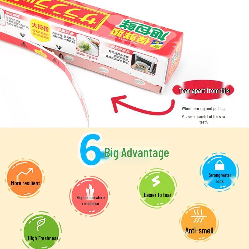 Японская ПВДХ пищевая пленка для микроволновой печи Asahi Kasei