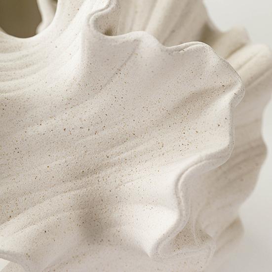 Богемская керамическая ваза в форме цветка, ваза в стиле пампас, минималистская настольная ваза в скандинавском стиле для каминной полки, обеденного стола, декора офисного стола