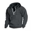 Fashion Hoodie Men's Stand Up Collar Zipper Hooded Sports And Casual Hoodie