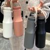 Портативная термокружка, термос, кружка для воды из нержавеющей стали 304, стиль Ins, для улицы, автомобиля, ручная, термосы