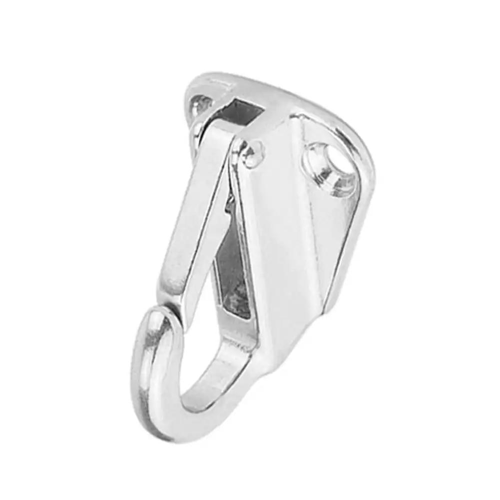Marine Grade Stainless Steel Spring Locked Fender Hook Snap Fending Hook Attach Rope Boat Sail Tug Ship Marine Hardware