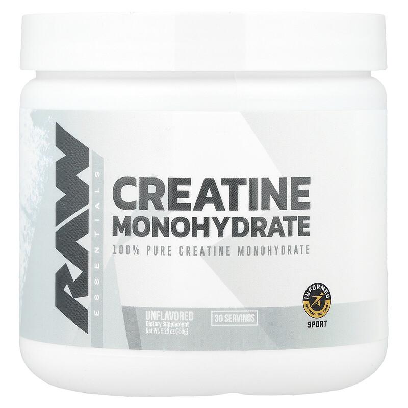 Essentials, Creatine Monohydrate, Unflavored, 5.29 oz (150 g)
