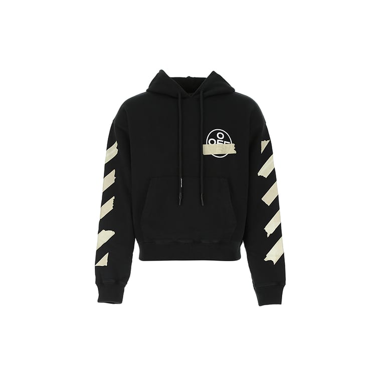 OFF WHITE Толстовка с лентой Diag Arrows OMBB037R20E300021048