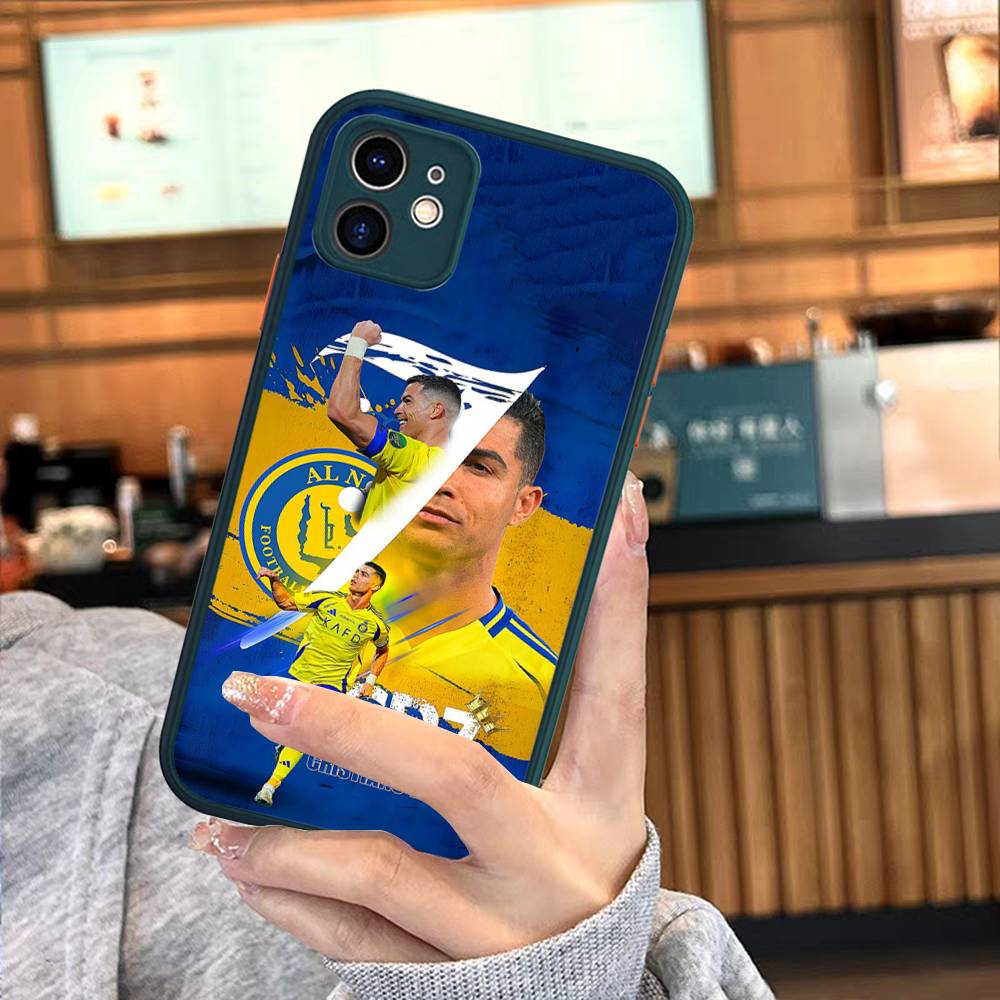 Известные Футболисты C-CR7 Для Силиконового Матового Чехла на Телефон Для iPhone 16 Pro Max 15 14 13 12 11 X XS MAX