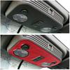 Front Reading Lights Cover Red Carbon Fiber Sticker For Ford 2009-2013 Mustang