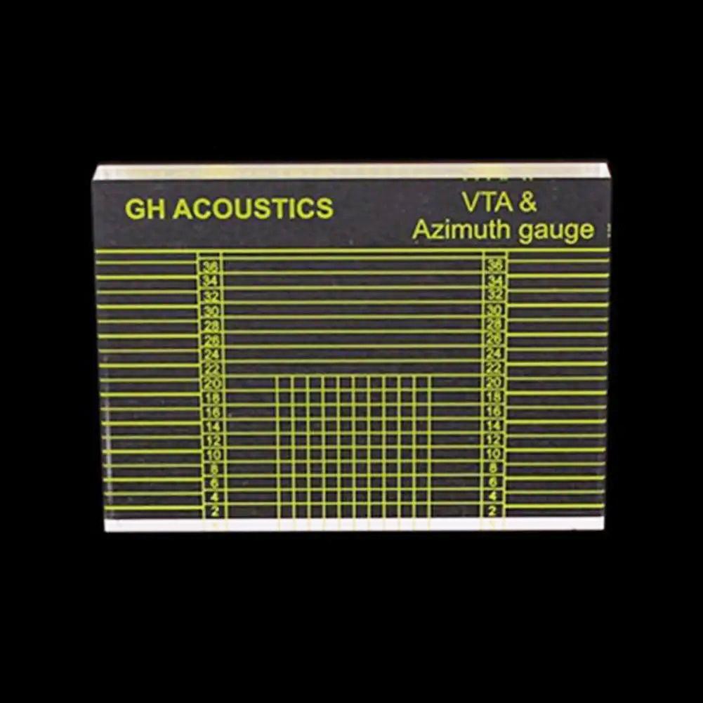 Картридж для проигрывателя Тонарм VTA Баланс Измерительный Азимут Горизонтальная Регулировка Линейка Инструмент Для LP Винилового Проигрывателя Фонограф