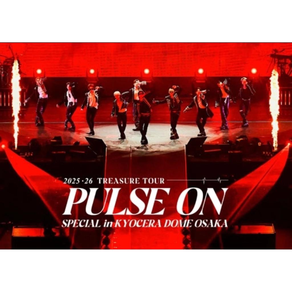 ПРЕДЗАКАЗ TREASURE 2025-26 TOUR [PULSE ON] SPECIAL в KYOCERA DOME OSAKA DVD / Blu-ray