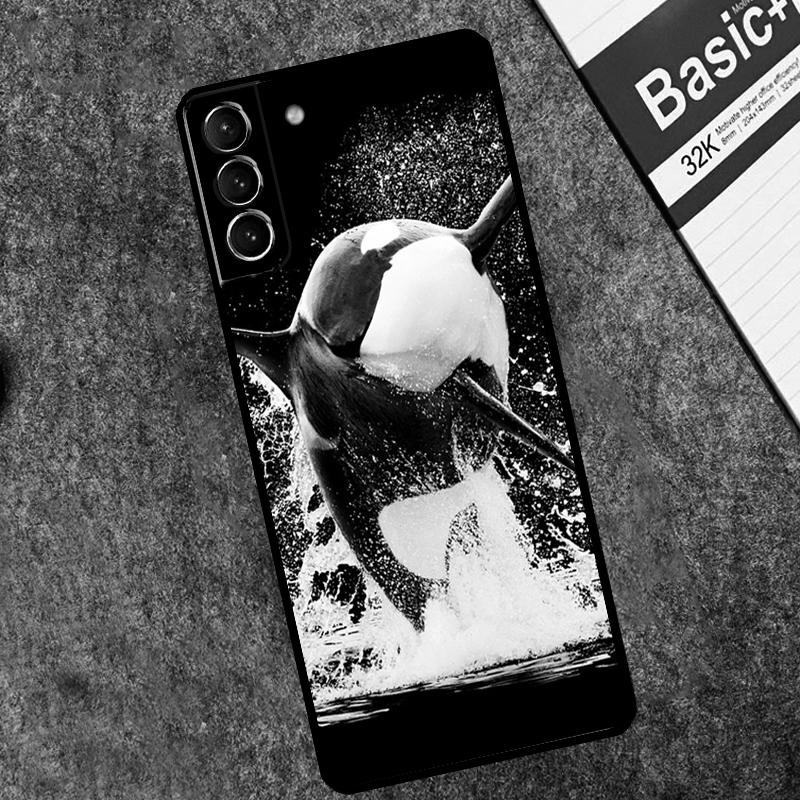 Чехол Китовая Акула Косатка Для Samsung Galaxy S26 S25 S24 Ultra S20 FE S21 S22 S23 Plus S10 S25 FE Чехол Couqe