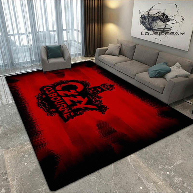Ozzy osbourne printed carpet Living room bedroom non-slip carpets Yoga mat door mat Outdoor carpet kawaii rug birthday gift