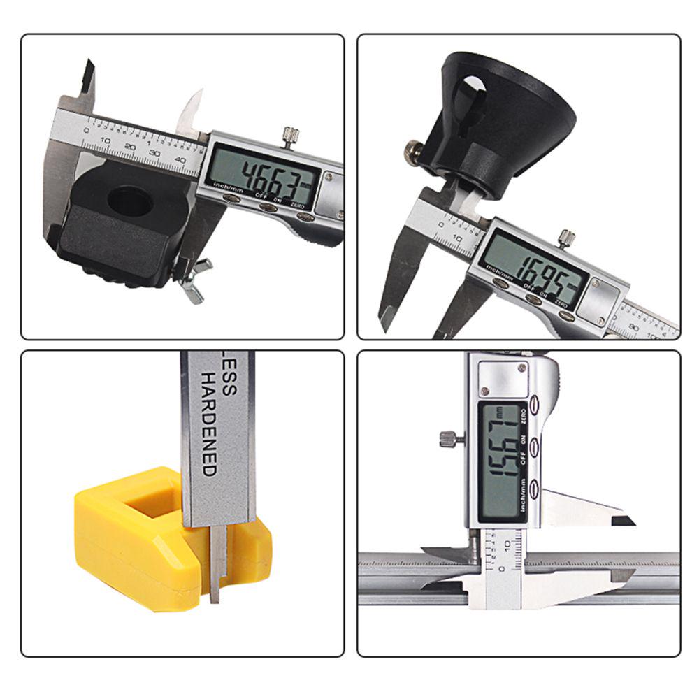 Measuring Tool Electronic Ruler LCD Gauge Micrometer Stainless Steel Digital Vernier Caliper