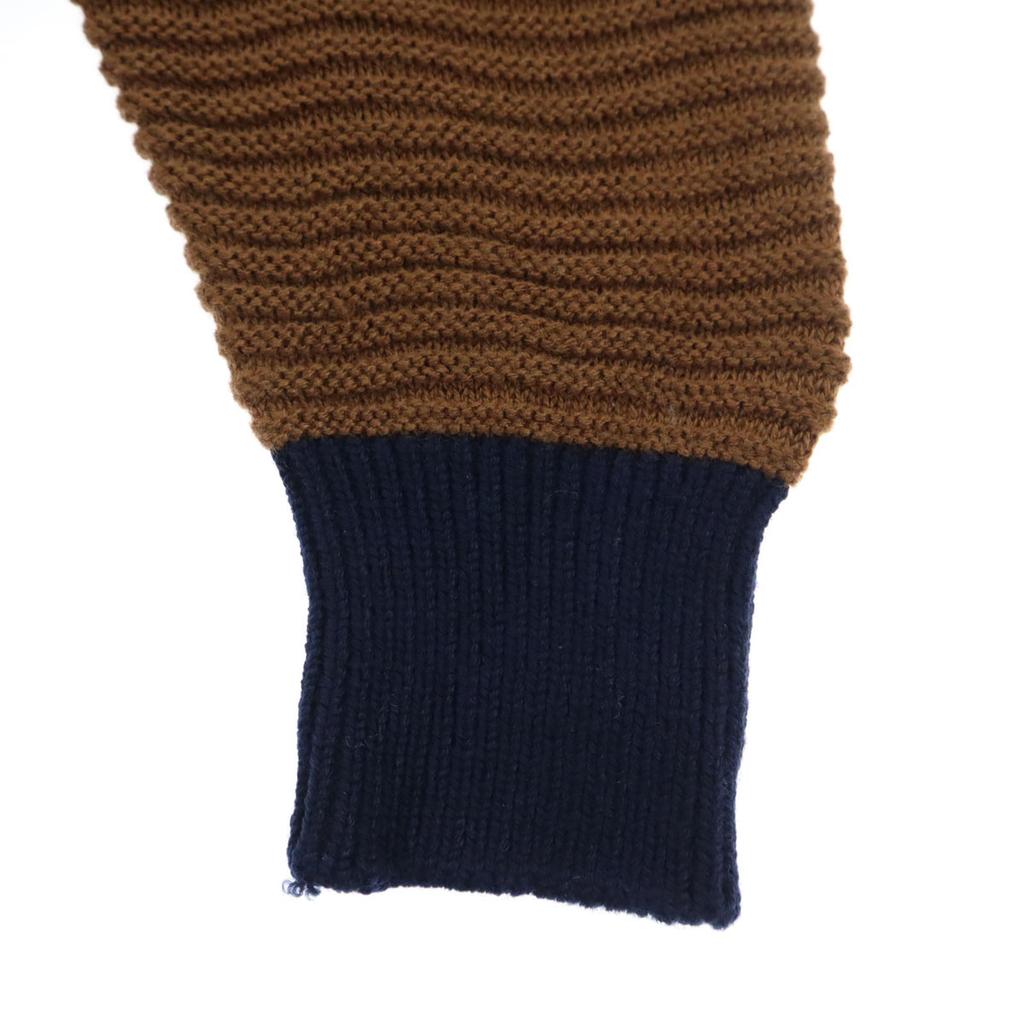 CULLNI сделано в Японии Свитер с длинным рукавом с узором в полоску 2 Темно-синий Женский Б/у