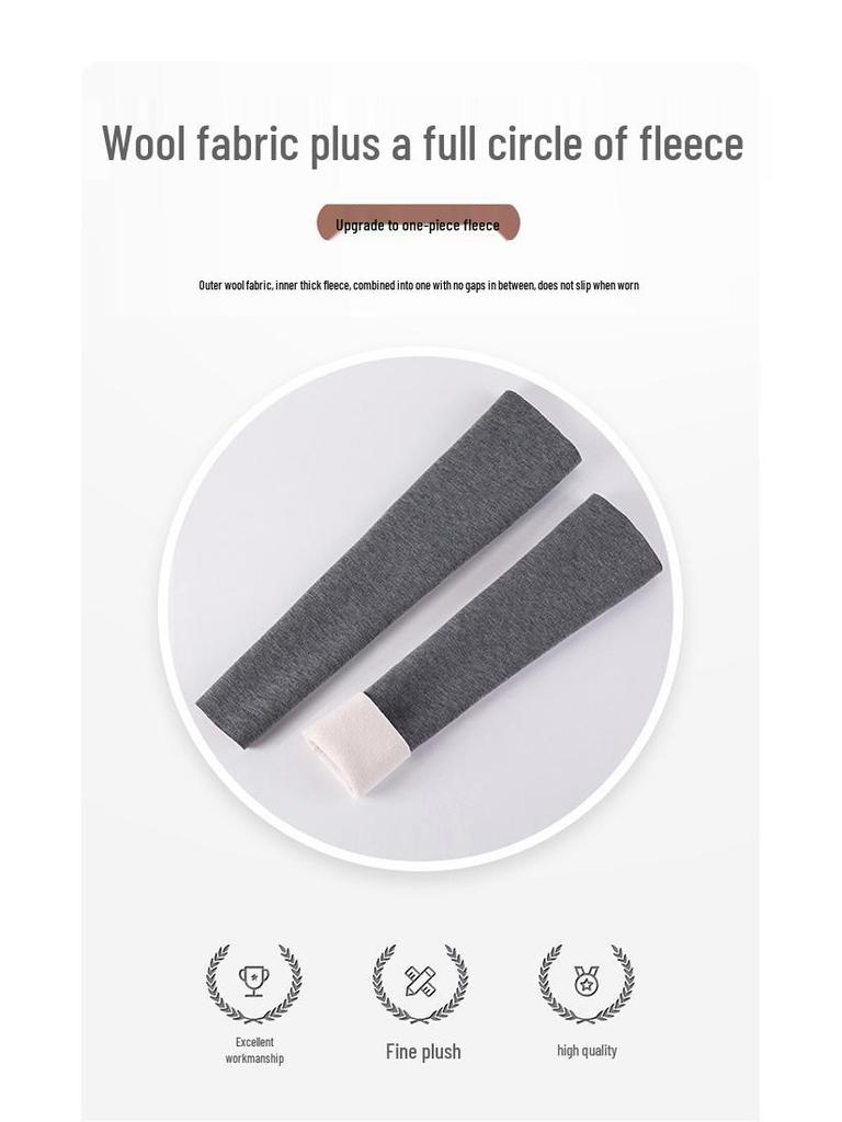 Унисекс теплые рукава для суставов рук: С усилением из бархата для поддержки локтей и запястий в осенне-зимний период