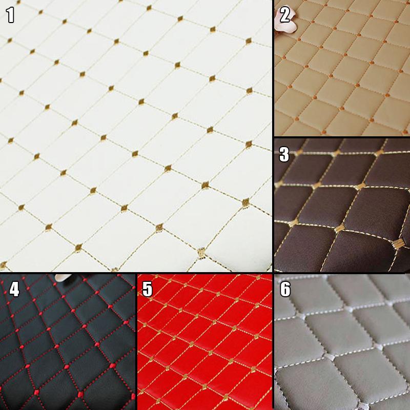 140*100 см толстая искусственная кожа ткань искусственная синтетическая кожа вышитая губка стеганая обивка салон автомобиля ремесленный материал