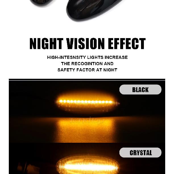 Dynamic Blinker LED Turn Signal Side Marker Light For Nissan Navara D22 NP300 Datsun Frontier Fiera PickUp Terrano SkystarTurn Signal 2