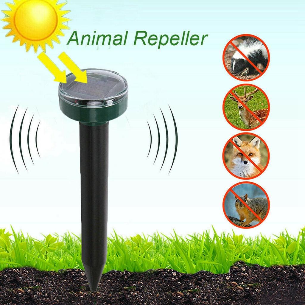 4-piece Solar Garden Ground Plug Driver Outdoor Garden Solar Driver