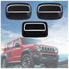 MORASTYLE Jimny Дверная ручка Защита двери Матовый АБС Наружный тюнинг Защита от царапин JB64/JB74 3-дверный Накладки, Накладки, Комплект из 3 штук, Черный, Матовый,