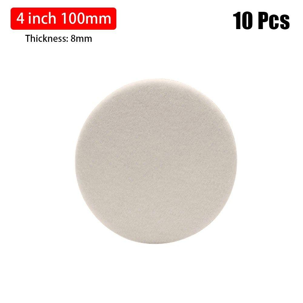 1/10Pcs 75mm 100mm 125mm 150mm 180mm Wool Felt Discs 2/3/4/5/6/7inch Abrasive Wheel Polishing Pads