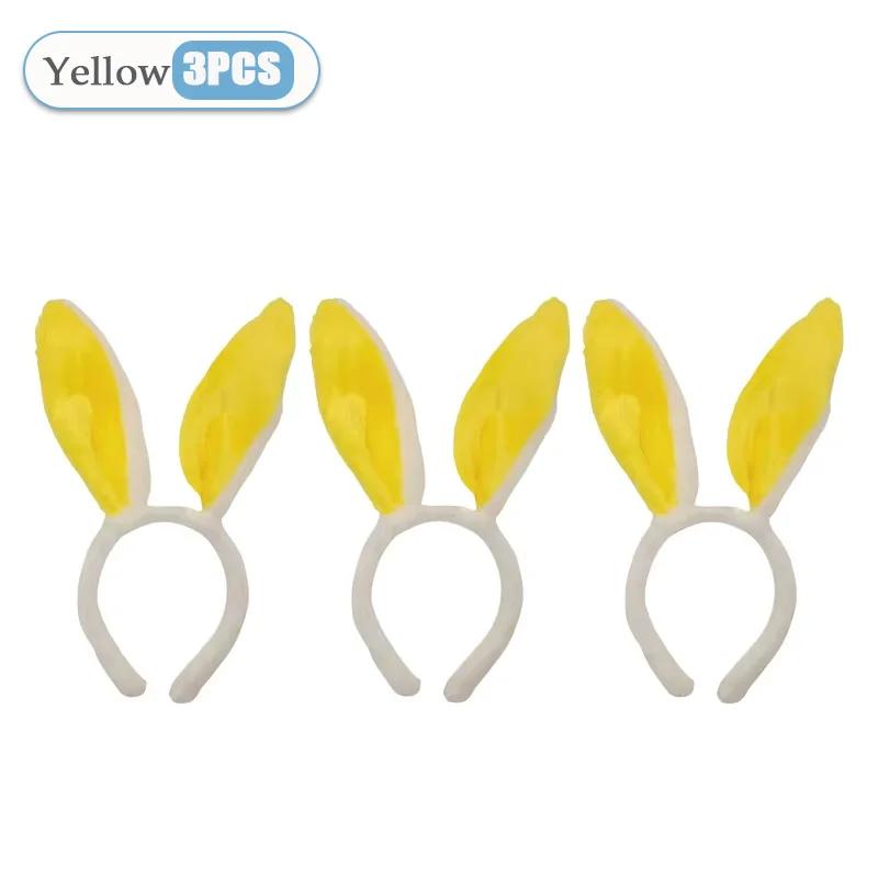 1-15PCS Cute Rabbit Ear Headbands Cute Plush Bunny Ears Hairband Easter Decorat Costume Party Cosplay Hair Hoop Hair Accessories