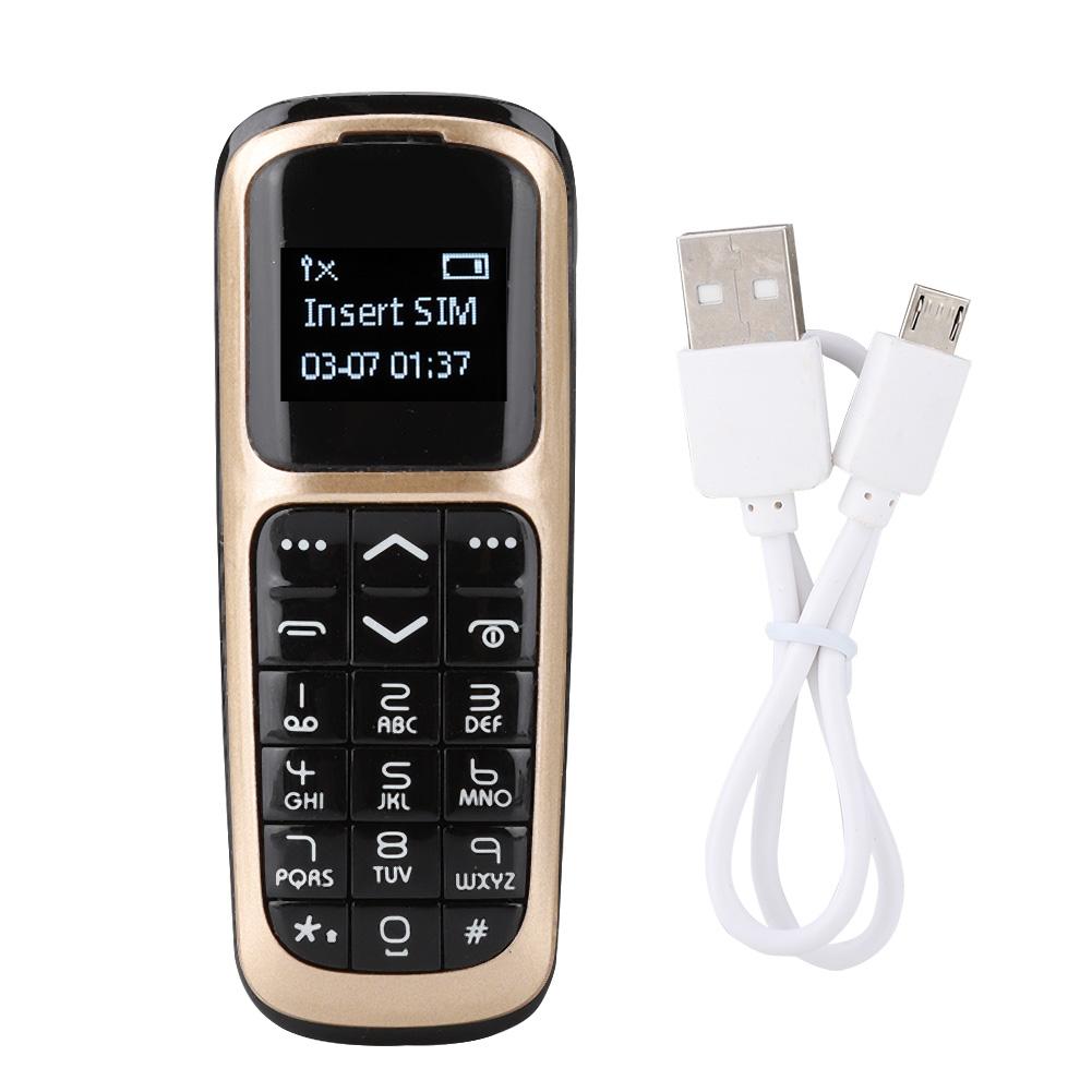 V2 Mini Bluetooth Wireless 0,66-дюймовый мобильный телефон с наушниками для набора номера