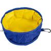 Collapsible Dog Travel Bowl Portable, Foldable Pet Food Water Bowl with Zipper, Lightweight 100g for Outdoor Camping