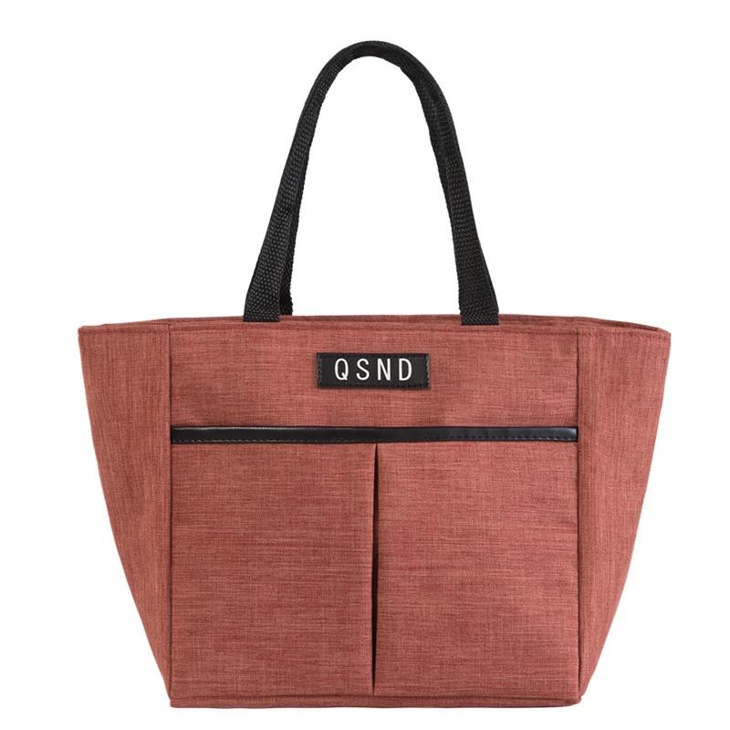 Термосумка для обеда, большая вместимость, школьная сумка для пикника, портативная изолированная сумка-холодильник для хранения, сумки для женщин и детей, сумки для покупок