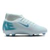 Nike Mercurial Superfly 10 Синтетическая кожа Устойчивая к истиранию Средняя высота Детские Футбольные бутсы Синий Детские FQ8318-400