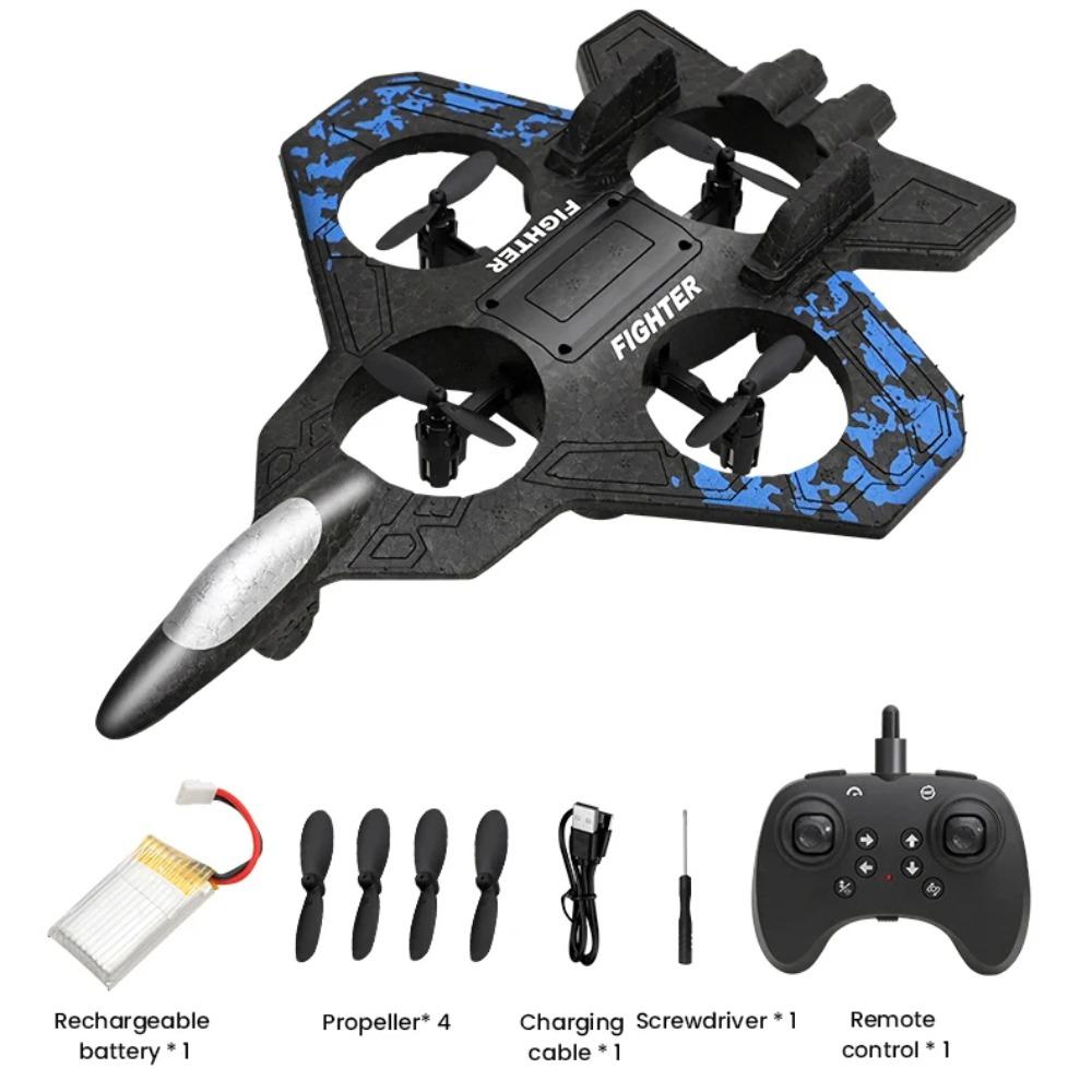 Gravity Sensing Remote Control Foam Fighter EPP Foam RC Hobby Jet Plane Kids Gifts