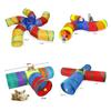 Rainbow Cat Tunnel Collapsible Pet Play Tube Interactive Hide And Seek Toy For Kitten Puppy Puzzle Exercise Agility Outdoor
