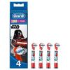 Braun Oral-B Electric Toothbrush, Sumizumi Clean Kids, Soft, Replacement Brush Tips (4 Brushes), Red, Star Wars Design