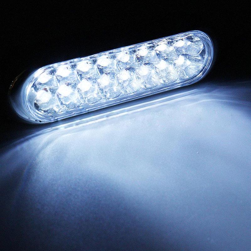 2шт 12В 16LED автомобильный фургон DRL дневные ходовые противотуманные фары белые