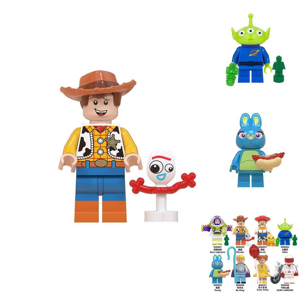 Disney Toy Story Buzz Lightyear Woody Mini Building Blocks Set Educational Kids Toys