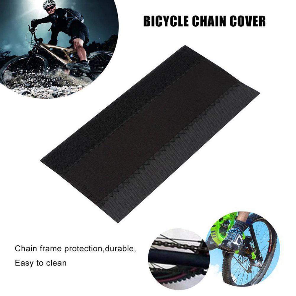 4PC Bicycle Frame Protection Ultralight MTB Bike Frame Protector Chain Rear Fork Guard Cover Cycling Chain Cover Black