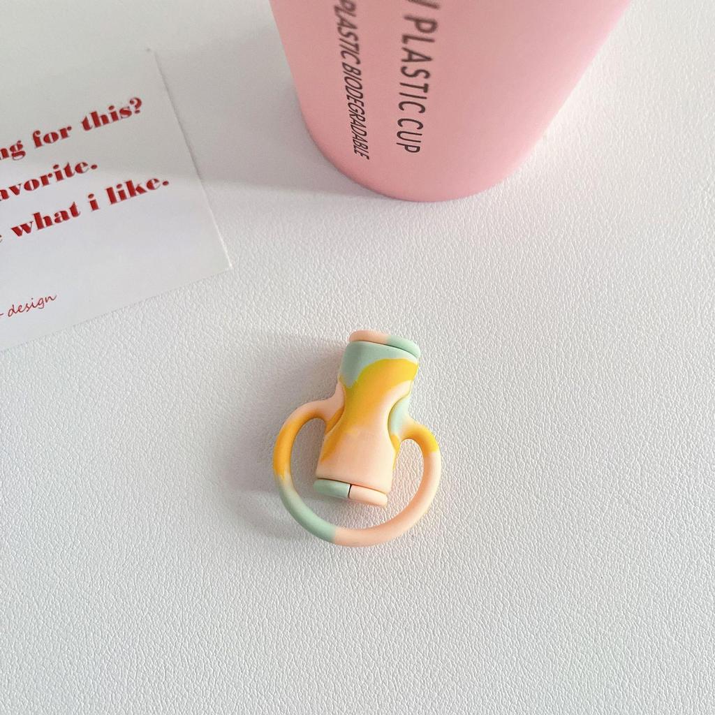 2 в 1 Защитное устройство для хранения кабеля для передачи данных, симпатичная силиконовая намотка кабеля для зарядки, средство для хранения кабеля для передачи данных с защитой от излома, зарядное устройство для мобильного телефона