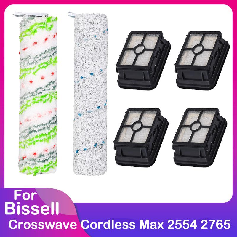 Совместимо для Bissell Crosswave Cordless Max 2554 2554A 2590 2596 2596B 2596M 2765 2765F 2765Z 2765E 2765N Основная щетка Фильтр