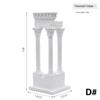 Architecture Model Roman Column Greek Temple Building Model Home Decoration European Decorative Plaster Pillar Resin Sculpture