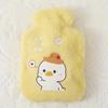 Cartoon Plush Rabbit Bear Hot Water Bottle Water Filling Velvet Small Portable Student Hand Warmer Cute Warm Water Bag 500ml