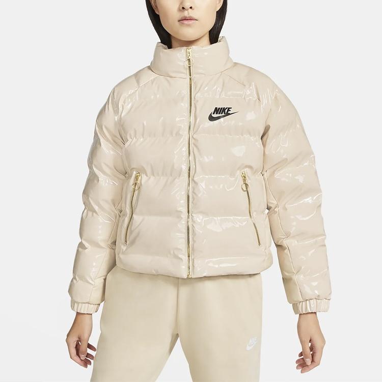 Nike Puffer Jacket Winter Women's Ecru CU6713-140